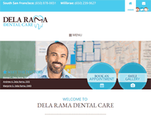 Tablet Screenshot of delaramadental.com